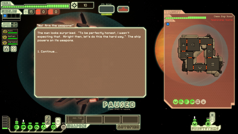 Illustration for article titled FTL: Faster Than Light Modded To Run A Marriage Proposal